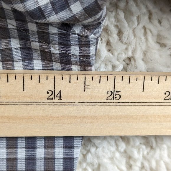 Van Heusen* Men's Long Sleeve Button Down Curved Hem Chest Pocket Shirt~ Large - Picture 8 of 11